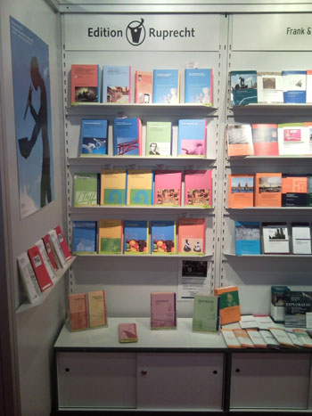 Stand von Edition Ruprecht auf der Frankfurter Buchmesse 2009